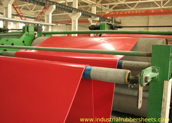 Red Gum Rubber Sheet with 35-60 Shore A Hardness 15-24Mpa Tensile Strength and 500%-740% Elongation for Industrial Use