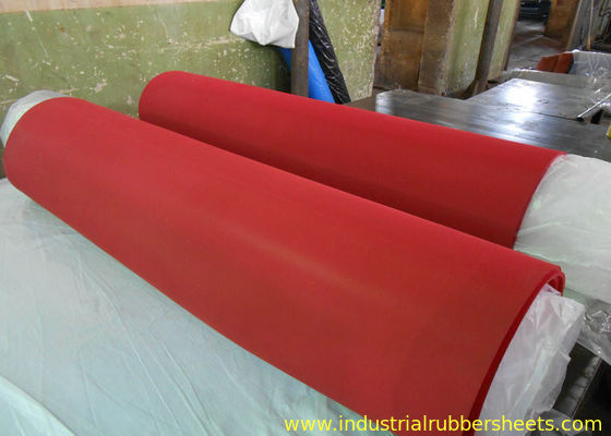 Red Gum Rubber Sheet with 35-60 Shore A Hardness 15-24Mpa Tensile Strength and 500%-740% Elongation for Industrial Use
