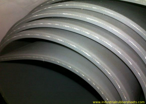 Dark Red Heat Resistant Silicone Rubber Sheet Rolls Reinforced To Insert 1PLY Fabric