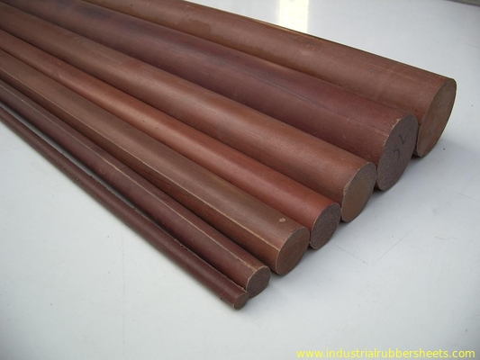 Bakelite Rod Phenolic Rod with 1.25-1.40g/cm3 Density 78Mpa Tensile Strength and 138Mpa Compression Strength