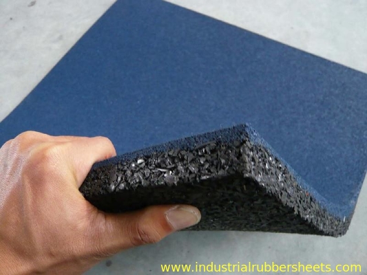 Grain Industrial Rubber Mat Flooring 10-50mm X 0.5-1.0m X 0.5-1.0m