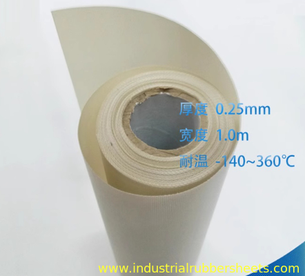PTFE Coated Fiberglass Fabric Silicone Baking Mat with 1 or 2 Coating Side 2.1-2.3g/cm3 Density and 17 Oz/sqy Unit Weight