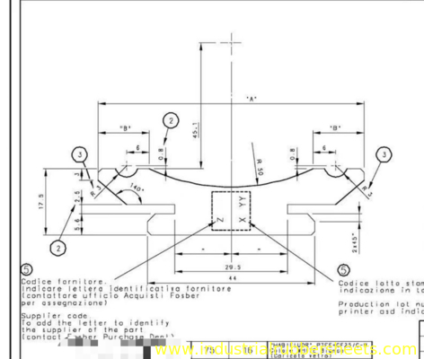 PTFE Glassfiber Cutter Pad 260°C Heat Resistant Custom Size