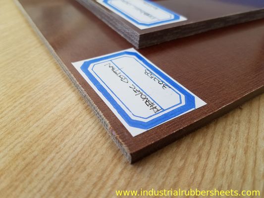 Brown Phenolic Cotton Sheet with 90-110Mpa Flexural Strength and 10KV Breakdown Voltage for PCB Fixtures