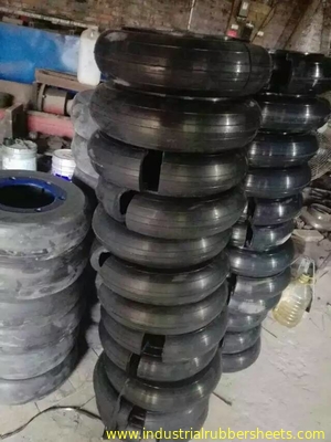 Black NBR Rubber Tyre Coupling For Steel Industry , Tensile Strength 8 - 12Mpa