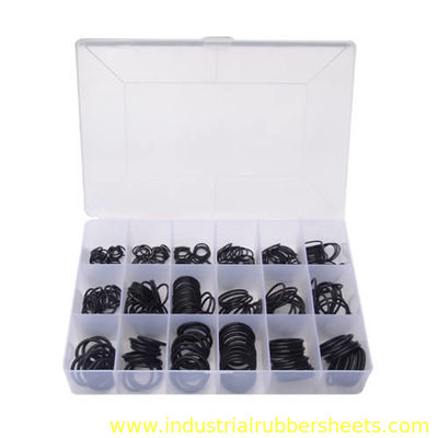 Black NBR O Ring , 8-12Mpa Silicone Rubber Washers for Industrial Seal