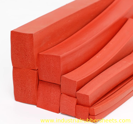 Silicone Sponge Stripe, Silicone Sponge Profile Extruded by Close Cell Silicone Sponge Material