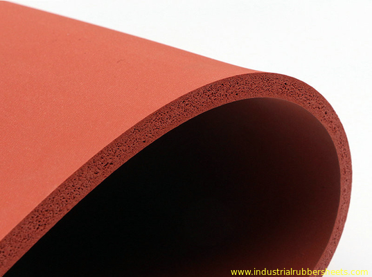 1 - 10mm x 1 - 1.5m x 10m Silicone Foam Sheet , Silicone Sponge Sheet Backing Adhesive 3M Gule