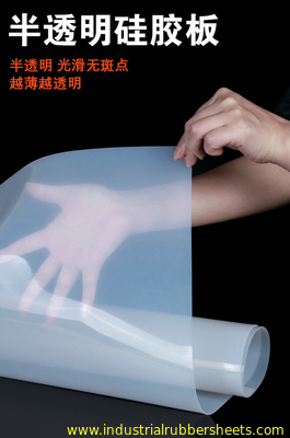 Food Grade Silicone Rubber Sheet 1m-2m Width 40-80 Shore A