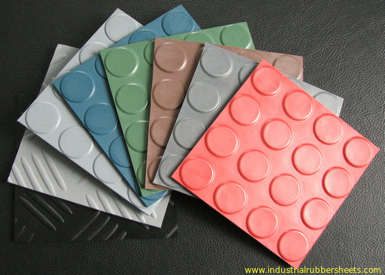 Wasserdichtes industrielles Gummiblatt für Matte, Gleitschutzgummibodenbelag-Blatt