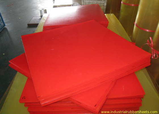 Bendable Jungfrau-Polyurethan-Kunststoffplatten für die Papierherstellung, rote PU-Blätter