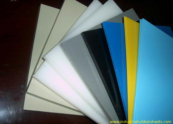 Machen Sie glatt oder versanden Sie Oberflächenblau farbige Kunststoffplatte für chemische Industrie-Leuchtdichte