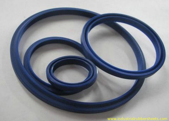 Blaue hydraulische UNO-Dichtungen, TPU-Silikonkautschuk-Waschmaschinen für Rod und Kolben