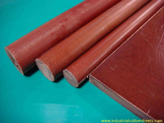 Bakelite Rod Phenolic Rod with 1.25-1.40g/cm3 Density 78Mpa Tensile Strength and 138Mpa Compression Strength