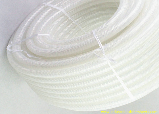 Nahrungsmittelgrad-verstärken transparentes Silikon-Rohr/Silikon-Schlauch mit Polyester-Material