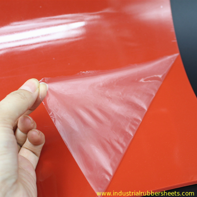 Rotes 3-Millimeter-starkes Silikonkautschuk-Blatt ohne Geruch-Nahrungsmittelgrad