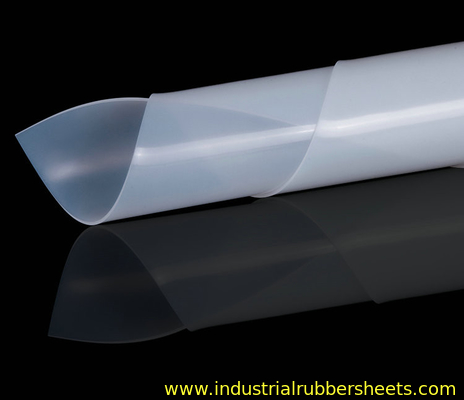 Ul94-V0 Entflammbarkeit Transparentes Silikon Gummiblech Hitzepresse 1m-20m Länge