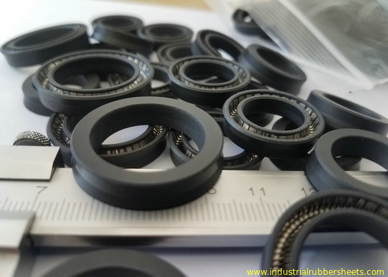 Weiße oder schwarze PTFE-Kohleringdichtung, PTFE-Öldichtung mit Einsatz-Frühling von SS304, SS316