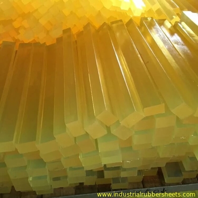 Gelber Polyurethan oder Nylon Plastik-Rod, 300 - 500mm Länge PU-Stange