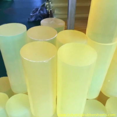 Gelber Polyurethan oder Nylon Plastik-Rod, 300 - 500mm Länge PU-Stange