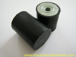 Zylinderförmige E-PF Gummischwingungsdämpfer machen Oberfläche mit schwarzer Farbe glatt