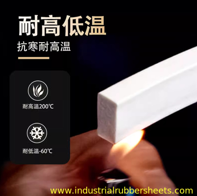 Silikon-Schwammstreifen mit geschlossener Zelle 1 mm bis 60 mm Dicke für industrielle Dichtungen