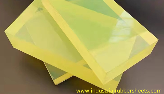 Colorful Polyurethane Sheet / Smooth PU Sheet 35-155KN/M Good Machining