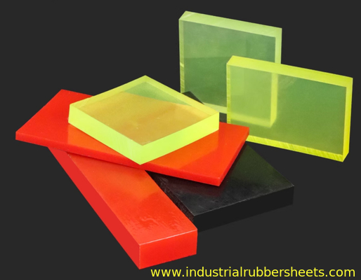 Colorful Polyurethane Sheet / Smooth PU Sheet 35-155KN/M Good Machining