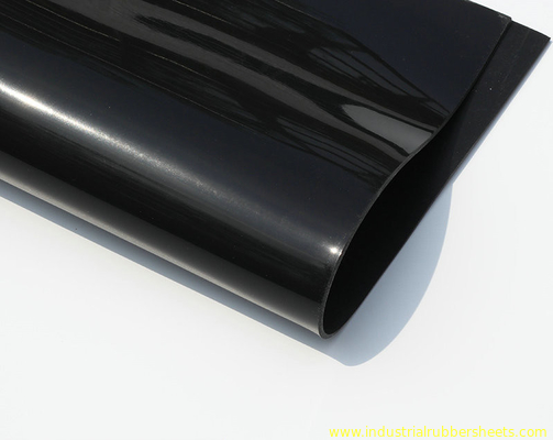 Breite 10m-Länge schwarzes der Farbsilikonkautschuk-Blatt-glatte Oberflächen-1,0/1.2m