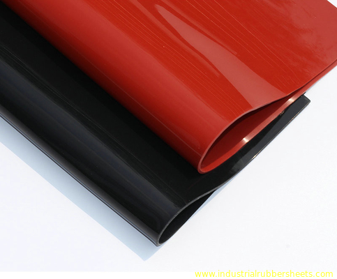 Rotes, schwarzes Silikon-Blatt, Silikon Rolls sortierte 1-10mm x 1.2m X 10m