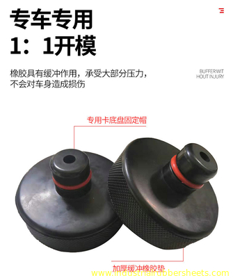 Iso9001 bestätigte Auto Jack Rubber Pad Black Color