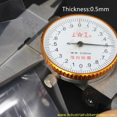 0.1-0.8mm Silikongummiblech 50m Roll, 7.5Mpa Zugfestigkeit