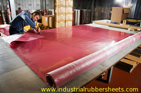 Silikon-Gummiblatt für industrielle Verwendung mit einer Dicke von 1 bis 6 mm