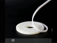 Rote Silikonkautschuk-Unterlegscheiben, Silikonstreifen, Zugfestigkeit 9 MPa