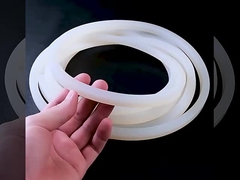 Rot durchsichtiges Silikon Extrusion, Silikon Profil zum Versiegeln