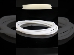 Rot durchsichtiges Silikon Extrusion, Silikon Profil zum Versiegeln