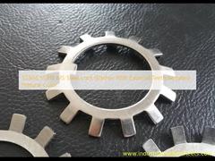 SS304 SS316 MS Stahlscheibe mit Außenverzahnung, gezahnt, Naturfarbe