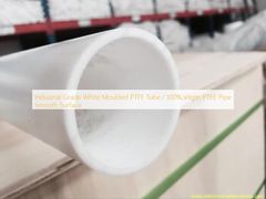 Industriequalität Weiß Geformter PTFE-Schlauch / 100% Reines PTFE-Rohr Glatte Oberfläche