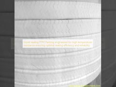 Gut abdichtende PTFE-Packung, die auf hohe Temperaturbeständigkeit ausgelegt ist und optimale Dichtungseffizienz und Zuverlässigkeit gewährleistet