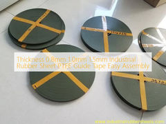 Dicke 0,8 mm 1,0 mm 1,5 mm Industriegummiblech PTFE-Leitband Einfache Montage