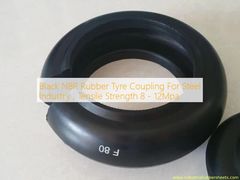 Schwarze NBR-Gummi-Reifenkupplung für die Stahlindustrie, Zugfestigkeit 8 - 12 MPa