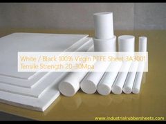 Weiß/Schwarz 100% unberührtes PTFE-Blatt 3A3001 Zugfestigkeit 20-30Mpa