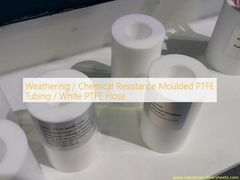 Wetter / chemische Beständigkeit geformte PTFE-Rohre / weißer PTFE-Schlauch