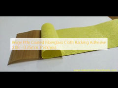 Beigefarbener PTFE-beschichteter Glasfasergewebe-Trägerkleber mit einer Dicke von 0,08–0,35 mm