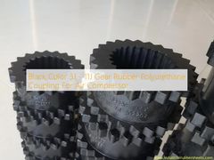 Schwarze Farbe 3J - 11J Zahnrad-Gummi-Polyurethan-Kupplung für Luftkompressor
