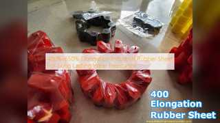 Industrielle Gummiplatte: 400 % Dehnung und Verschleißfestigkeit