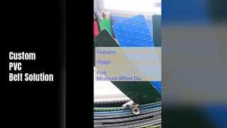 Lebensmittel-PVC-Förderband, anpassbare Länge