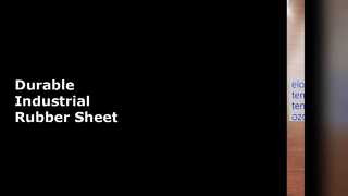 Industrielle Gummiplatte, 0,5–100 mm, ozonbeständig