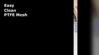 Weißes PTFE-Netz, 10 x 10 mm, leicht zu reinigen