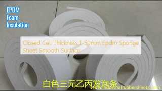 Glatte Oberflächenisolierung aus EPDM-Schwammblech